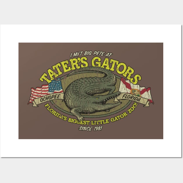 Tater's Gators 1981 Wall Art by JCD666